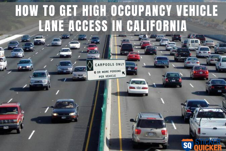 california HOV lanes