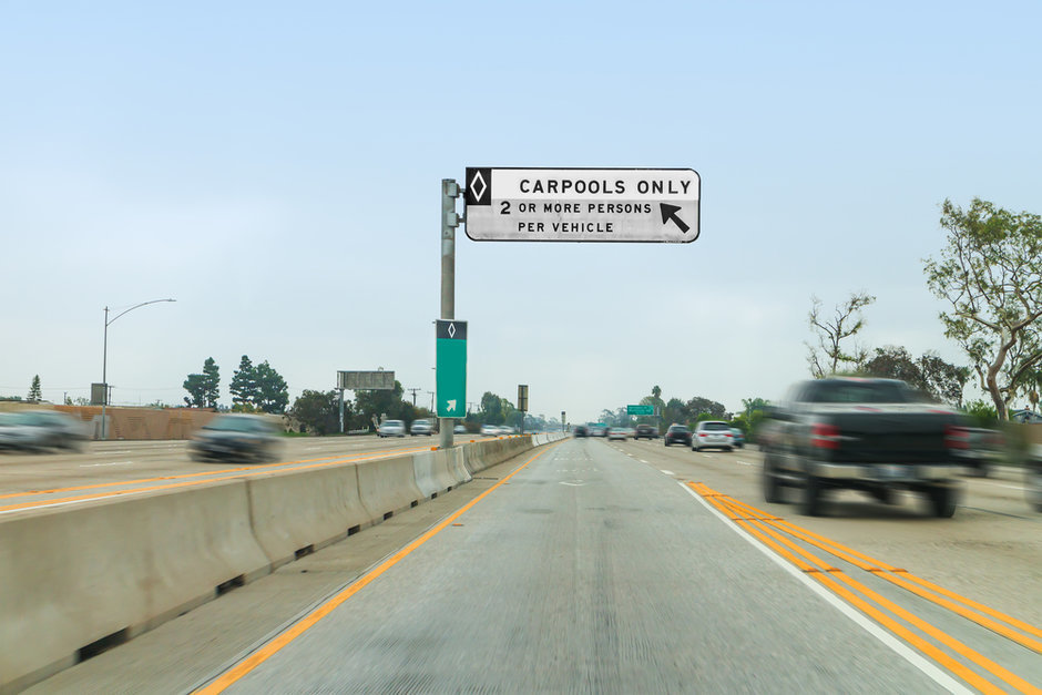 HOV lanes california
