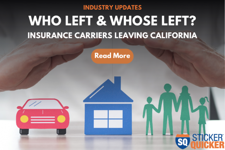 Who Left and Whose Left? Insurance Carriers Leaving California
