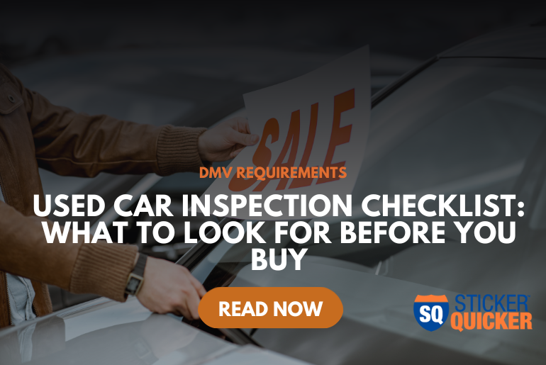 Used car inspection checklist